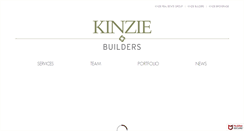 Desktop Screenshot of kinziebuilders.com