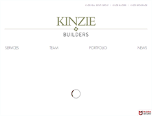 Tablet Screenshot of kinziebuilders.com